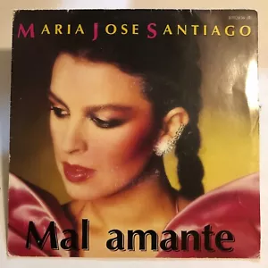 MARIA JOSE SANTIAGO - MAL AMANTE - 1987 SPANISH 7¨ SINGLE PS, PROMO, FLAMENCO - Imagen 1 de 4