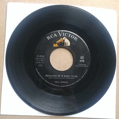 NEIL SEDAKA As Long As I Live/Breaking Up Is Hard To Do 45 7" POP Record Vinyl Foto 1 de 2