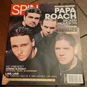 Spin Magazine December 2000 Papa Roach - Imagen 1 de 8