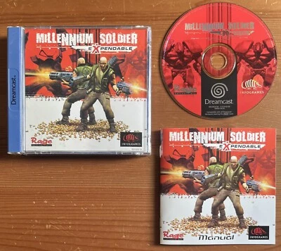 MILLENNIUM SOLDIER EXPENDABLE SEGA DREAMCAST COMPLETE with Manual UK PAL GAME - Image 1 of 4
