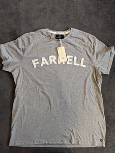 🛍️FARRELL Men's Cotton Grey T-shirt Size UK XL,New - Picture 1 of 10