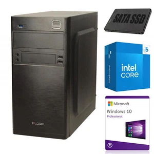 ASUS LOGIC TOWER i5-9400F KOMPUTER STACJONARNY 8 GB RAM 250 GB SSD WINDOWS 10 PRO - Zdjęcie 1 z 9