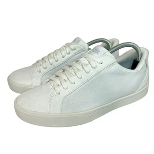 Sneakers Kizik Irvine in tela elasticizzata uomo taglia 9,5 donna taglia 11 comode bianche - Foto 1 di 8