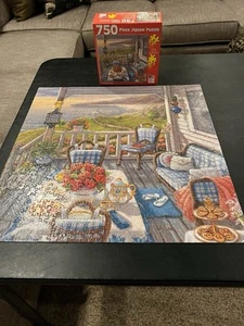 Great American Puzzle Factory SEASIDE INN 750 Piece Jigsaw Puzzle Complete - Picture 1 of 4