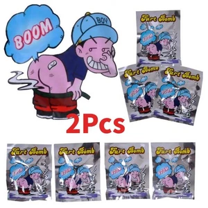 2X Stink Bomb Bags Nasty Smelly Funny Joke Prank Trick Gag Gift Fart Bags Odo r - Picture 1 of 7