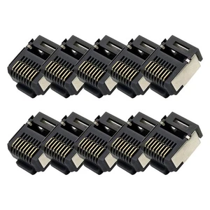 10PCS RJ45 Connector Special 8P8C Short Body Modular Plug Male with8003 - Afbeelding 1 van 7