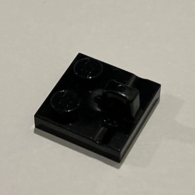 1x Lego Plate 2x2 w. stump/top Black 6265730 53968 K1 Schwarz - Bild 1 von 2