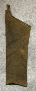 Vintage Filson Leg Chap Long Tin Cloth Waxed ONLY ONE LEG - Picture 1 of 7