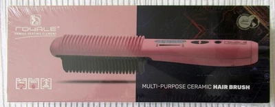 Royale Multi-Purpose Ceramic Hair Brush  - Rose Gold - NEW in box sealed - Image 1 of 3