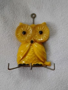 Vintage Lucite Eule Schlüsselanhänger - Bild 1 von 7