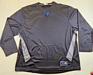 Abbigliamento squadra ufficiale NFL Carolina Panthers uomo XL nero manica lunga - Foto 1 di 9