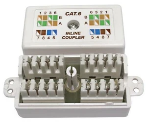 PRO SIGNAL - Coupleur Cat6 Inline - Blanc - Afbeelding 1 van 1