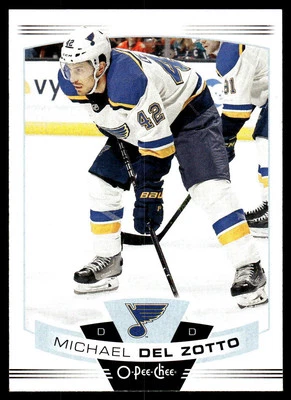 Tarjeta de hockey 2019-20 O-Pee-Chee #383 Michael Del Zotto St. Louis Blues Foto 1 de 2