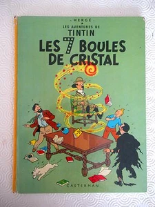 Hergé - Tintin. Les 7 Boules de Cristal - Casterman 1971 (Plat B39) - Picture 1 of 7