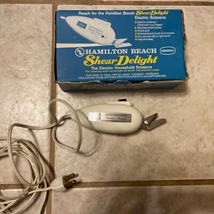 Vintage Hamilton Beach Shear Delight Electric Scissors Model 248W Tested - Picture 1 of 9