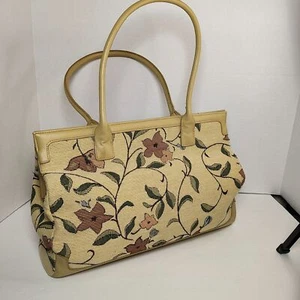 Needlepoint Carpet Tapestry Inspired Granny Bag w/ coin purse by "Bueno" - Picture 1 of 10