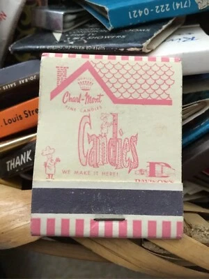 Vintage Charl-Mont Candies Matchbook. Pre 1973 - Image 1 of 2