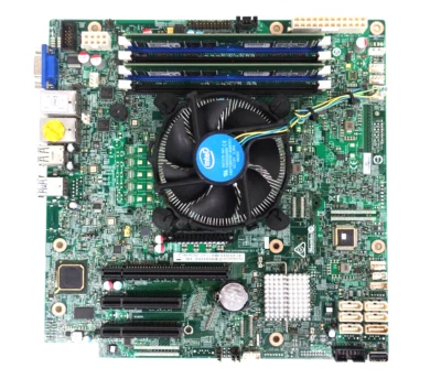 Intel Server Mainboard PBA H57533 - 210 mit Intel Xeon E3-1220 / 32 GB RAM - Bild 1 von 4