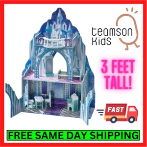 Teamson Kinder Puppenhaus Spielset für Mädchen für 12" Puppe Mini Möbel EINFACHE EINRICHTUNG - Bild 1 von 9