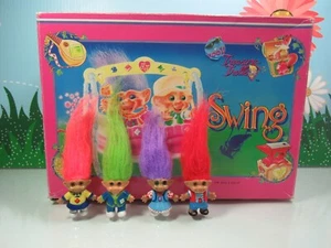 NEU IN BOX 1992 TREASURE TROLL SWING MIT GEBRAUCHTEN TEENIES - Bild 1 von 15
