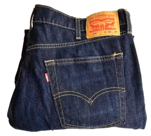 Jeans Levis 541 para hombre talla 40 X 30 elásticos azul denim mezcla de algodón - Imagen 1 de 8