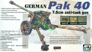 Pistola anticarro AFV Club 1/35 AF35071 WWII German Pak 40 7,5 cm - Foto 1 di 1