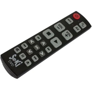 CONTROL REMOTO UNIVERSAL SEKI PARA REPRODUCTORES DE DVD NEGRO - Imagen 1 de 1