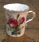 Hammersley Grandmother’s Rose Bone China Miniature Cup with Gold Trim