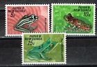 Papua Fauna Reptiles Frogs Set Mnh 1989 B-4
