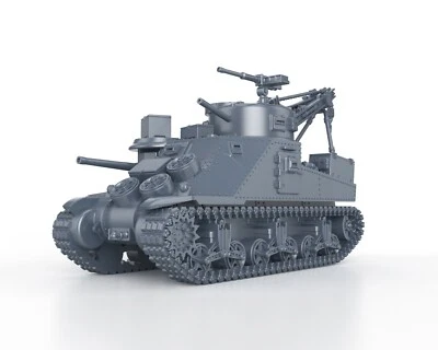 WARGAMEZONE US WWII - M31 ARV ARMORED RECOVERY VEHICLE - 1/56 1/72 1/87 1/100 3D PRINTED