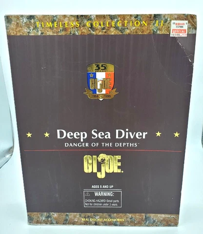 GI Joe DEEP SEA DIVER Dangers of the Depths 1999 Timeless Collection II Cover