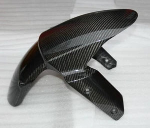 Front Mudguard Kawasaki Z1000 2014 2015 2016 2017 2018 2019 Glossy Carbon - Picture 1 of 5