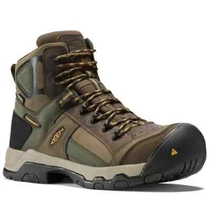 Botas de seguridad Keen DAVENPORT 6" WP TALLA 9.5 EE anchas IMPERMEABLES punta compuesta - Imagen 1 de 9