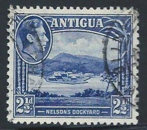 Antigua 1938 2 1/2d George VI Pictorial Issue Stamp - Picture 1 of 2