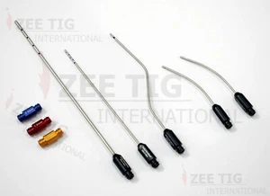 Juego de cánula de inyección de grasa para mentón, cirugía plástica - Imagen 1 de 2