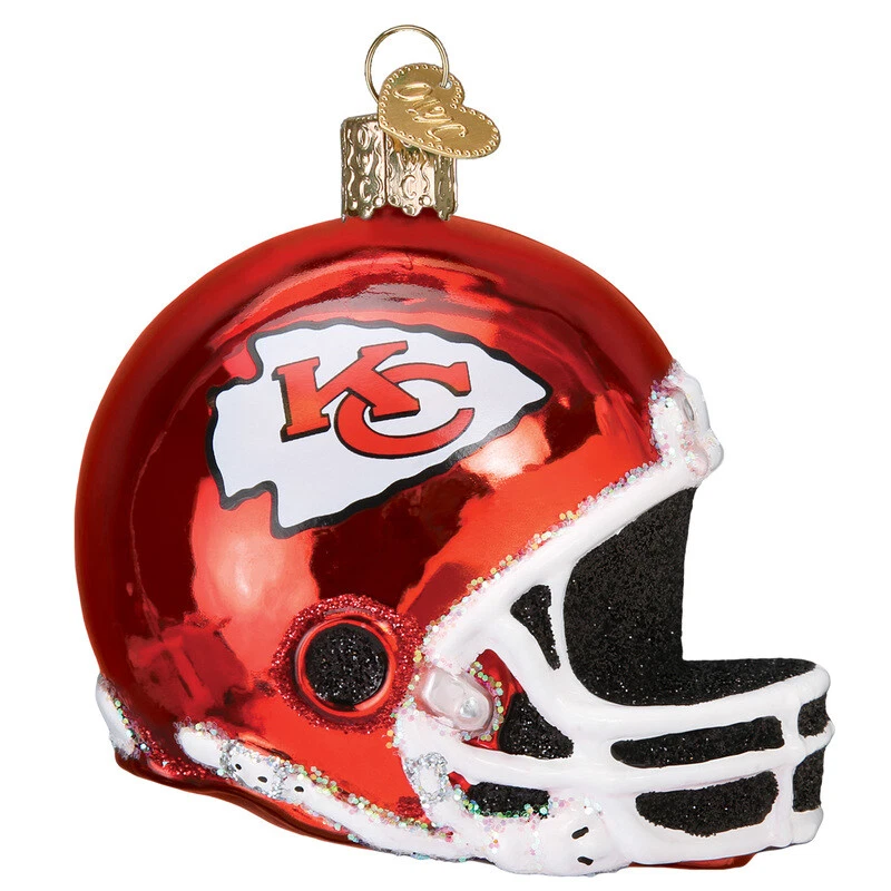 OLD WORLD CHRISTMAS Kansas Chiefs Glas Weihnachtskugel