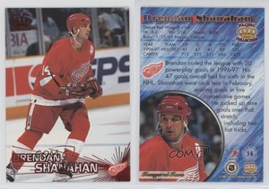 1997-98 Pacific Crown Collection Red Brendan Shanahan #14 HOF