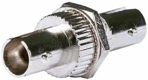 Monoprice Multimode ST/F Simplex Fiber Optic Adapter, Metal Body - Picture 1 of 1