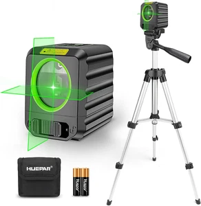 Laser Level with Tripod, 100Ft DIY Self Leveling Laser Level Tool, Green Cross - Picture 1 of 9