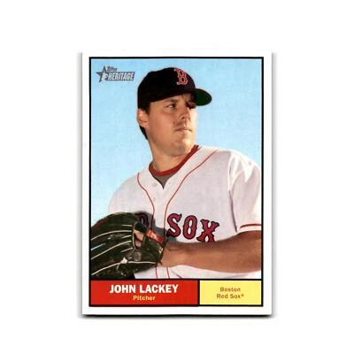 2010 Topps Heritage John Lackey Red Sox #121 - Image 1 of 3