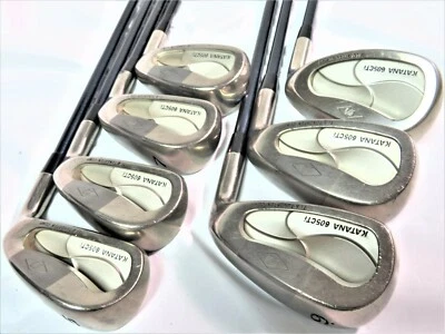 Wide Sole Hybrid Katana Golf 605CTi 7PC R-FLEX IRONS SET JP Limited NWO - Image 1 of 4