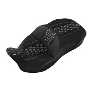 Asiento de conductor pasajero apto para Harley Touring Road Electra Glide 2009-2023 - Imagen 1 de 10