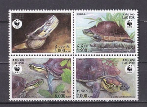 E1571 - Laos 2004 - MNH - Schildpadden/Turtles (WWF/WNF) - Picture 1 of 1