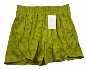 Nike Dri-FIT Kids Training Shorts 4” Green, Terry Lined Size XL, HR Animal Print - Picture 1 of 10