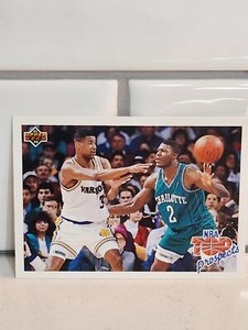 Larry Johnson/Billy Owens 1991-92 Upper Deck Checklist Card #438 Rookie RC