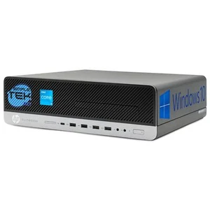 HP PRODESK 800 G3 i3 4GB 120GB WINDOWS 10 PRO SFF MINI PC FISSO DESKTOP DVD-RW - Bild 1 von 5