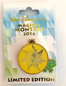 Disney Pin WDW Magical Montage 2016 Tangled Rapunzel and Pascal - Picture 1 of 3