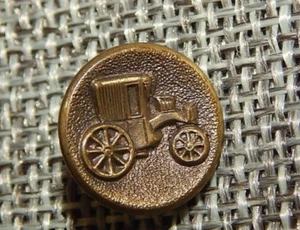 Antique Vtg Button of Car Aprx: -9/16" #305-X - Picture 1 of 5