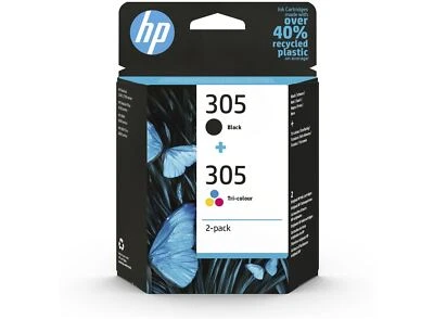 HP Original 305 Druckerpatrone 3-farbig C/M/Y + schwarz (6ZD17AE) Instant Ink - Bild 1 von 4