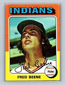 1975 Topps #181 Fred Beene Cleveland Indians Baseball Card 